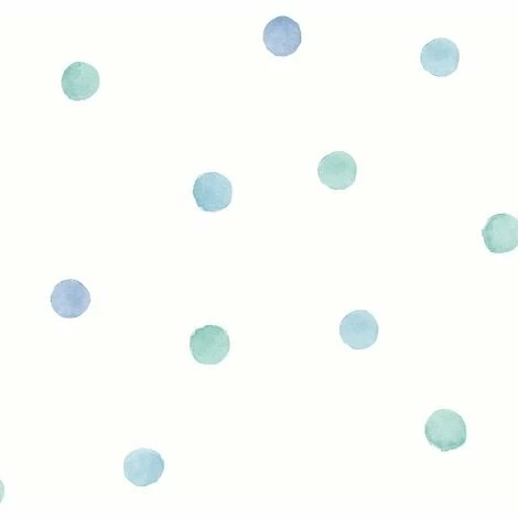 Holden Decor - Watercolour Polka Dots Wallpaper - Blue / Teal 91001 Holden Decor - Watercolour Polka Dots Wallpaper - Blue / Teal 91001 -HOLDEN DECOR Shop 33961485 1