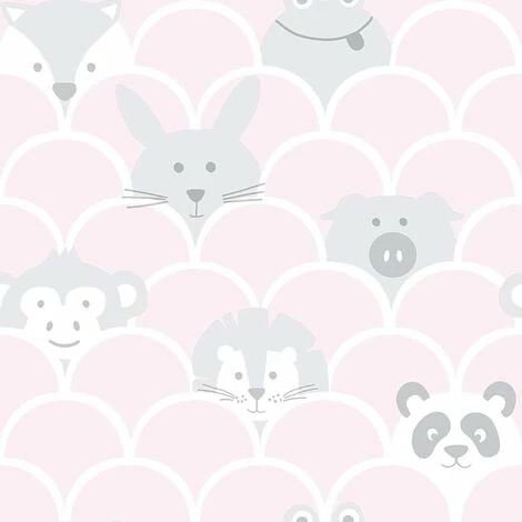 Holden Decor Kids Animals Peek a Boo Playroom Wallpaper - Pink 91031 Holden Decor Kids Animals Peek A Boo Playroom Wallpaper - Pink 91031 -HOLDEN DECOR Shop 33961494 1