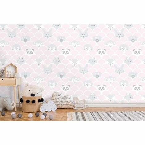Holden Decor Kids Animals Peek a Boo Playroom Wallpaper - Pink 91031 Holden Decor Kids Animals Peek A Boo Playroom Wallpaper - Pink 91031 -HOLDEN DECOR Shop 33961494 2