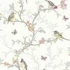 Holden Decor Phoebe Birds Butterfly Branches Leaves Wallpaper - White 98080 1 Holden Decor Phoebe Birds Butterfly Branches Leaves Wallpaper - White 98080 -HOLDEN DECOR Shop 33961525 1