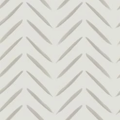 Abstract Chevron Brush Marks Taupe Paint Wallpaper Holden Decor