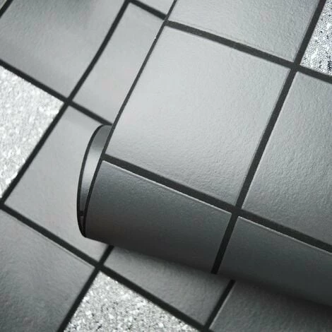 Holden Decor Black Grey Glitter Effect Granite Silver Tile on a Roll Wallpaper Holden Decor Black Grey Glitter Effect Granite Silver Tile On A Roll Wallpaper -HOLDEN DECOR Shop 3555854 3