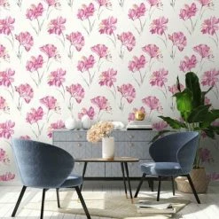 HOLDEN DECOR Ophelia Wallpaper Holden Décor Floral Metallic Pink Green Gold Flower Cream 5 HOLDEN DECOR Ophelia Wallpaper Holden Décor Floral Metallic Pink Green Gold Flower Cream -HOLDEN DECOR Shop 35704948 4