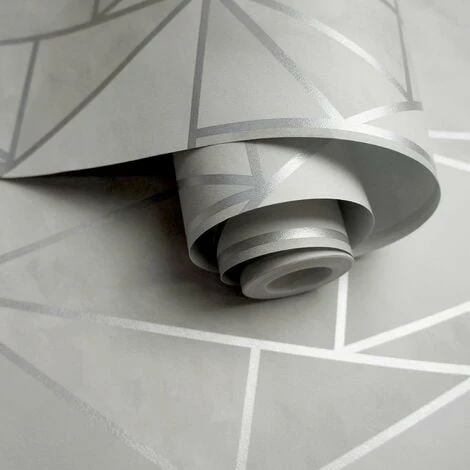 HOLDEN DECOR Bardsey Wallpaper Holden Décor Metallic Silver Geometric Grey Modern HOLDEN DECOR Bardsey Wallpaper Holden Décor Metallic Silver Geometric Grey Modern -HOLDEN DECOR Shop 35705122 2