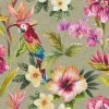 HOLDEN DECOR Parrot Birds Floral Flowers Tropical Leaf Leaves Wallpaper Metallic Shiny Gold -HOLDEN DECOR Shop 4328249 1