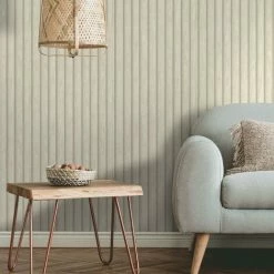 Natural Wooden Slat Wallpaper Holden Decor Wood Effect Modern Paste The Wall -HOLDEN DECOR Shop 49908797 3