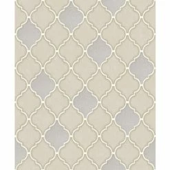 Holden Decor Tiling On A Roll Wallpaper Trellis Stone 89310 Full Roll