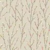 HOLDEN DECOR Holden Wallpaper 98975 Catkins Beige Coral Mustard Full Roll