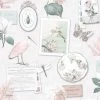 HOLDEN DECOR Holden Wallpaper 12371 Curiosity Collage Dove Dusky Pink Full Roll -HOLDEN DECOR Shop 51571659 1