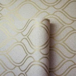 HOLDEN DECOR Cork Trellis Wallpaper Geometric Natural & Metallic Gold Textured Feature Holden -HOLDEN DECOR Shop 53813077 2