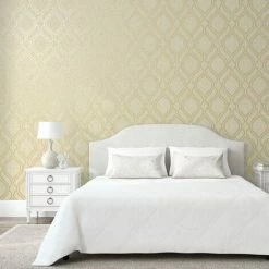 HOLDEN DECOR Cork Trellis Wallpaper Geometric Natural & Metallic Gold Textured Feature Holden -HOLDEN DECOR Shop 53813077 3