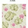 HOLDEN DECOR 3 Rolls Panama Wallpaper Flowers Floral Luxury Paste The Wall Pink Sage Holden
