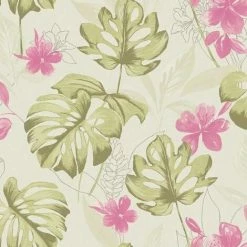 HOLDEN DECOR 3 Rolls Panama Wallpaper Flowers Floral Luxury Paste The Wall Pink Sage Holden 4 HOLDEN DECOR 3 Rolls Panama Wallpaper Flowers Floral Luxury Paste The Wall Pink Sage Holden -HOLDEN DECOR Shop 53813097 3