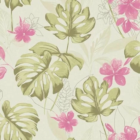 HOLDEN DECOR 3 rolls panama wallpaper flowers floral luxury paste the wall pink sage holden HOLDEN DECOR 3 Rolls Panama Wallpaper Flowers Floral Luxury Paste The Wall Pink Sage Holden -HOLDEN DECOR Shop 53813097 3