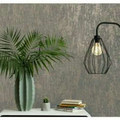 HOLDEN DECOR Holden Metallic Industrial Concrete Distressed Effect Charcoal Slate Wallpaper -HOLDEN DECOR Shop 57487138 5