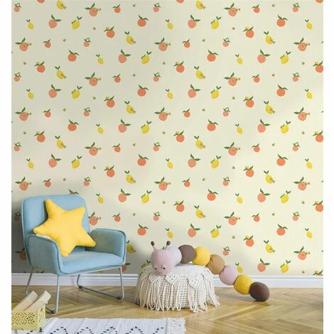 HOLDEN DECOR Holden Tutti Fruity Cream Orange Fruit Kids Bedroom Children's Wallpaper HOLDEN DECOR Holden Tutti Fruity Cream Orange Fruit Kids Bedroom Children's Wallpaper -HOLDEN DECOR Shop 68696321 3