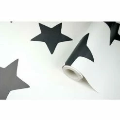 HOLDEN DECOR Holden Etoile Star Black White Kids Bedroom Children Paste The Wall Wallpaper -HOLDEN DECOR Shop 68696325 2