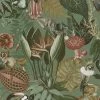 HOLDEN DECOR Holden Wonderland Jungle Floral Birds Exotic Sage Green Smooth Wallpaper -HOLDEN DECOR Shop 69437438 1
