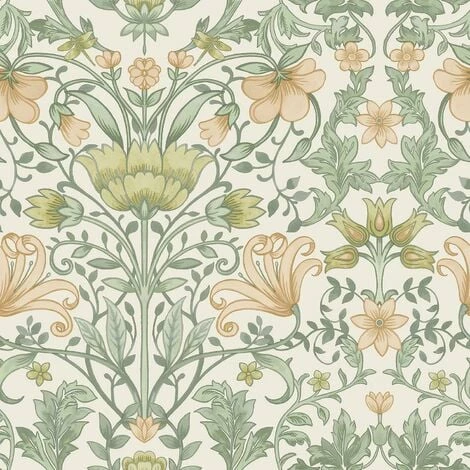 HOLDEN DECOR Holden Vintage Floral Cream Ochre Vintage Retro Style Art Nouveau Wallpaper HOLDEN DECOR Holden Vintage Floral Cream Ochre Vintage Retro Style Art Nouveau Wallpaper -HOLDEN DECOR Shop 69538616 1