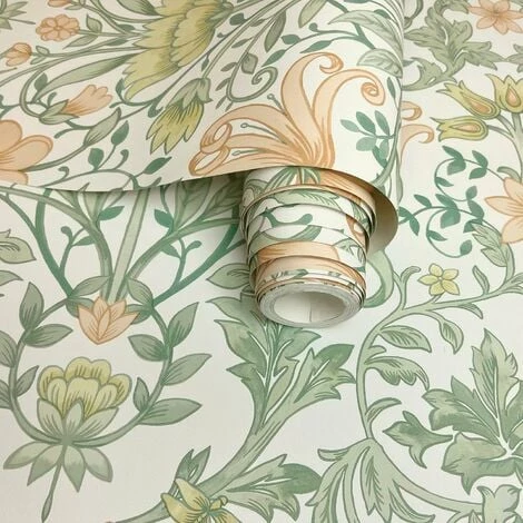 HOLDEN DECOR Holden Vintage Floral Cream Ochre Vintage Retro Style Art Nouveau Wallpaper HOLDEN DECOR Holden Vintage Floral Cream Ochre Vintage Retro Style Art Nouveau Wallpaper -HOLDEN DECOR Shop 69538616 2