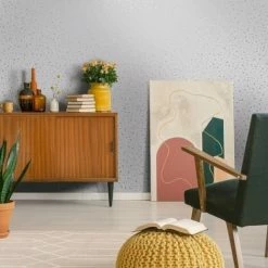 HOLDEN DECOR Holden Décor Terrazzo Metallic Wallpaper (10m X 53cm) (Grey/Silver) -HOLDEN DECOR Shop 70355882 2