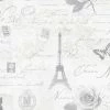 HOLDEN DECOR Holden Décor Calligraphy Paris Postcard Wallpaper (10m X 52cm) (Grey/Grey) 1 HOLDEN DECOR Holden Décor Calligraphy Paris Postcard Wallpaper (10m X 52cm) (Grey/Grey) -HOLDEN DECOR Shop 70355932 1