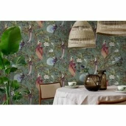 HOLDEN DECOR Holden Décor Cascading Gardens Yasuni Wallpaper (10m X 53cm) (Green) -HOLDEN DECOR Shop 70356081 3