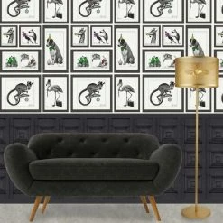 HOLDEN DECOR Holden Décor Mad Dogs Animals Wallpaper (10m X 52cm) (Black/White) 3 HOLDEN DECOR Holden Décor Mad Dogs Animals Wallpaper (10m X 52cm) (Black/White) -HOLDEN DECOR Shop 70356516 2