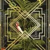 HOLDEN DECOR Holden Décor Congo Geometric Wallpaper (10m X 53cm) (Black/Green)