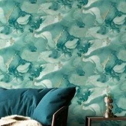 HOLDEN DECOR Holden Décor Patagonia Parian Wallpaper (32.1ft X 21in) (Duck Egg Blue) -HOLDEN DECOR Shop 70356631 2