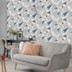 HOLDEN DECOR Holden Décor Elements Glacier Wallpaper (10m X 52cm) (Navy/Coral) -HOLDEN DECOR Shop 70356659 2