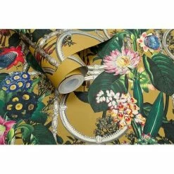 HOLDEN DECOR Holden Décor Cascading Gardens Alata Wallpaper (10m X 53cm) (Ochre)