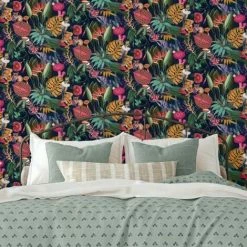 HOLDEN DECOR Holden Décor Wonderland Tropical Wallpaper (10m X 53cm) (Navy Blue) -HOLDEN DECOR Shop 70357104 4
