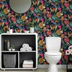 HOLDEN DECOR Holden Décor Wonderland Tropical Wallpaper (10m X 53cm) (Navy Blue) -HOLDEN DECOR Shop 70357104 5