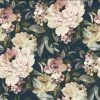 HOLDEN DECOR Holden Décor Gardenia Glitter Textured Wallpaper (10m X 53cm) (Navy/Pink/Green)