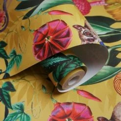 HOLDEN DECOR Holden Décor Wonderland Tropical Wallpaper (10m X 53cm) (Ochre) -HOLDEN DECOR Shop 70357449 3