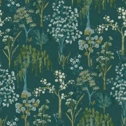 HOLDEN DECOR Holden Décor Kieder Oriental Wallpaper (10m X 53cm) (Teal)
