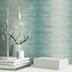 HOLDEN DECOR Holden Décor Arlo Ombre Textured Wallpaper (32.1ft X 21in) (Teal) -HOLDEN DECOR Shop 70357477 3