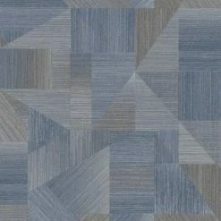 HOLDEN DECOR Holden Décor Laronda Geometric Textured Wallpaper (10m X 53cm) (Navy)