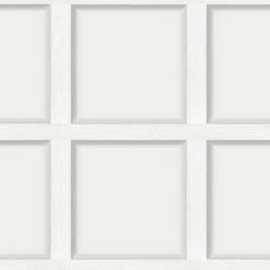 HOLDEN DECOR Holden Décor Modern Wood Panel Wallpaper (10m X 53cm) (Dove)