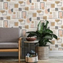 HOLDEN DECOR Holden Décor Amazonia Nordic Geometric Wallpaper (10m X 53cm) (Coral) -HOLDEN DECOR Shop 70358018 2