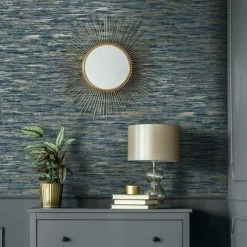 HOLDEN DECOR Holden Décor Reine Textured Wallpaper (10m X 53cm) (Navy)