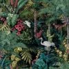 HOLDEN DECOR Holden Décor Outside In Jungle Paradise Wallpaper (One Size) (Black) -HOLDEN DECOR Shop 70358352 1