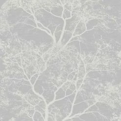 HOLDEN DECOR Holden Décor Whispering Trees Wallpaper (One Size) (Grey/Silver)