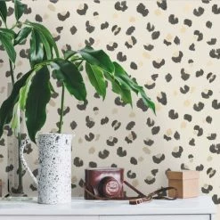HOLDEN DECOR Holden Décor Amur Leopard Print Wallpaper (10m X 53cm) (Cream) -HOLDEN DECOR Shop 70395283 2