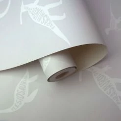 HOLDEN DECOR Holden Décor Over The Rainbow Dinosaur Wallpaper (10m X 53cm) (Grey/White) -HOLDEN DECOR Shop 70399686 3