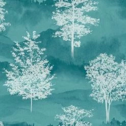 HOLDEN DECOR Holden Décor Patterdale Shetland Wallpaper (10m X 52cm) (Teal)