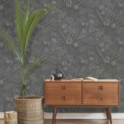 HOLDEN DECOR Holden Décor Alchemy Collection Susara Textured Wallpaper (10m X 53cm) (Charcoal/Pewter) -HOLDEN DECOR Shop 70399770 2