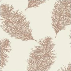 Fawning Feather Cream Rose Gold Metallic Shimmer Wallpaper Feature Holden DecorFawning Feather Cream Rose Gold Metallic Shimmer Wallpaper Feature Holden Decor