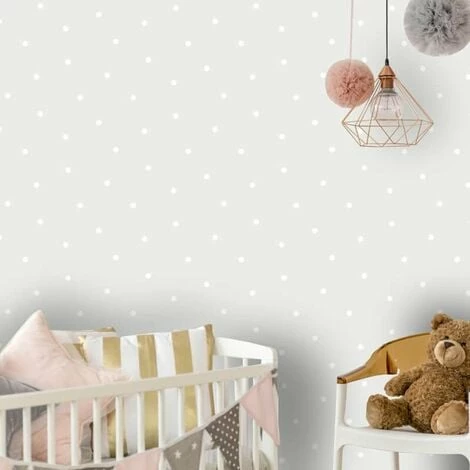 Holden Decor Childrens Kids Boys Girls Dotty Spots Pattern Grey White Wallpaper Holden Decor Childrens Kids Boys Girls Dotty Spots Pattern Grey White Wallpaper -HOLDEN DECOR Shop 9739656 2
